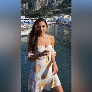 For Love and Lemons Limonada Mini Dress